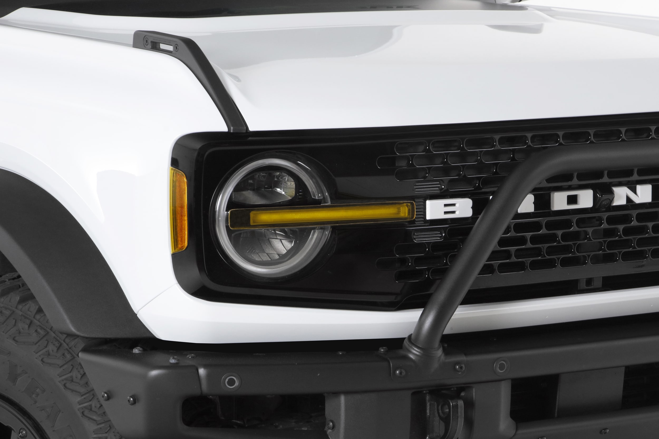 GTS GT3160Y Yellow Front Daytime Running Light Covers Fits 2021-2022 Ford Bronco