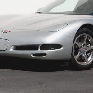 1997-2004 Chevrolet Corvette, Turn Signal Cover, 2 Piece, Carbon Fiber Look