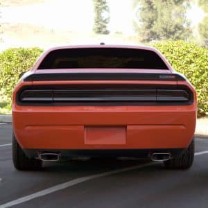 2008-2014 Dodge Challenger, Black Out Panel, Taillight Cover Kit, 3 Piece, Smoke