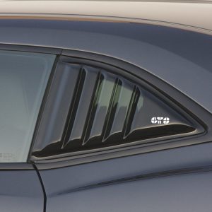 2010-2015 Chevrolet Camaro, Louvered Quarter Window Covers, Smoke