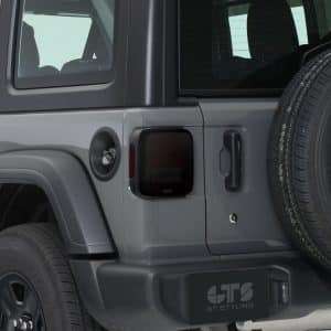 2018-2023 Jeep  Wrangler JL/JLU, Taillight Cover, 2pc, Carbon Fiber Look