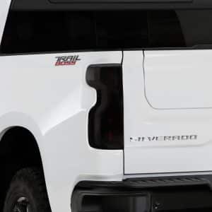 2019-2022 Chevrolet Silverado, Taillight Cover, 2 Piece, Smoke